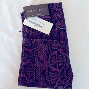 Body Language - Cali Rib - Cherry Python - XS & M only